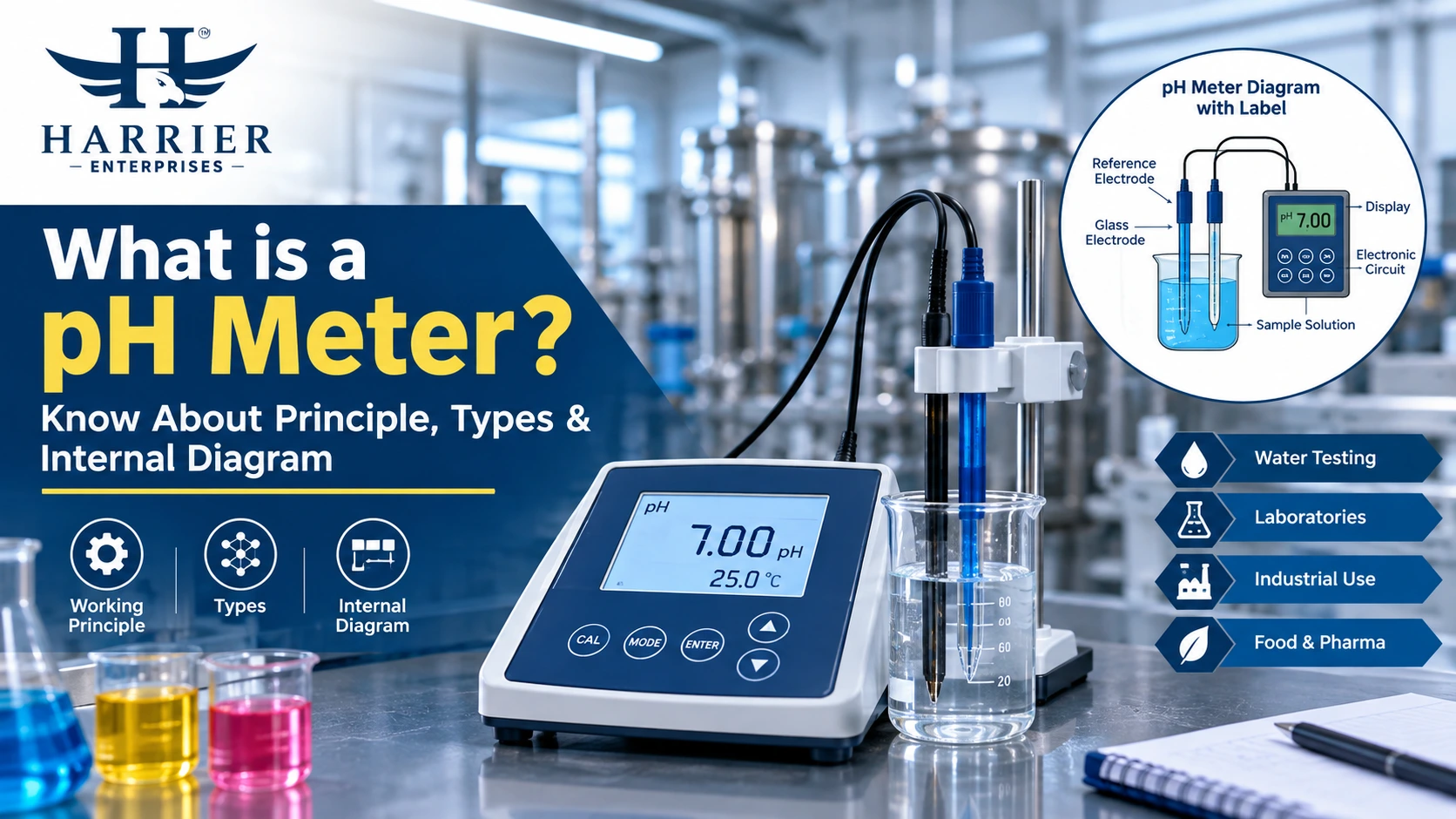 You are currently viewing What is a PH Meter? Know About Principle, Types & Internal Diagram